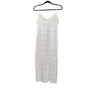 KOY RESORT Crochet Sleeveless Midi Maxi Swimwear Coverup Dress
